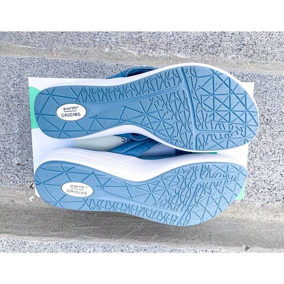 Earth Origins Comfort Thong Sandals - Light Blue - Modern Wellness Fashion - Picture 2 of 5